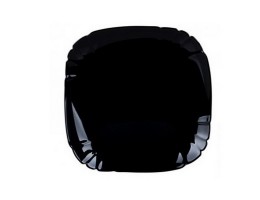 Тарiлка глибока квадратна 20,5см Black Arc Lotusia (P7064)