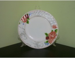 Тарілка №7 17,5см мілка рожева троянда ИТ HP-70 JLG К 1071/031
