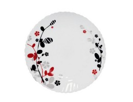 Тарілка 8,5' Червоне/чорне S&T30071-1066