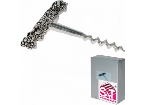   S&T37221 Штопор 9,5 * 8 см, декор Виноград