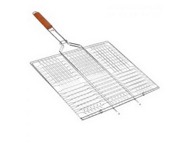 решетка-гриль плоская сред. 58,5*40*30 см S-n мн-0162