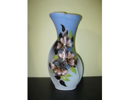   Сл Ваза Мак +золото акрiл середня 30см мікс