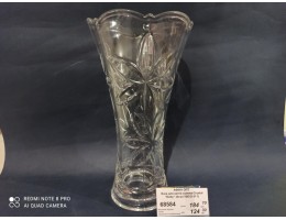 Ваза для квітів скляна Crystal 