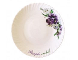 V-190PO Тарілка десертна 19см Фіолетова орхідея Wave, Vittora 								