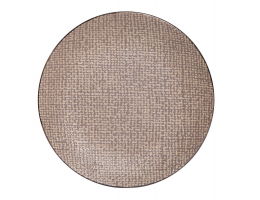 Тарелка обеденная LOS`K Linen impression круглая 27 см (L0480-1B-009-D4)