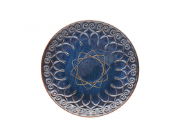 Тарілка підставна кругла 27 см LOS`K Dec Firoza Blue (L0480-XY4612A-3)