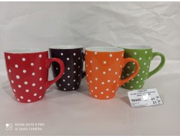 ИТ KW 113 Кухоль керамiчний 340мл Горох MIX