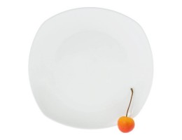 Тарілка десертна 20 см Wilmax квадратна фарфор WL-991001