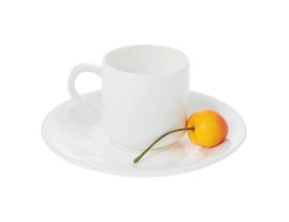 Чашка з блюдцем для кави 90мл Wilmax фарфор WL-993007