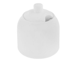 Цукорниця з кришкою 280 мл Wilmax фарфор біла Wl-995017