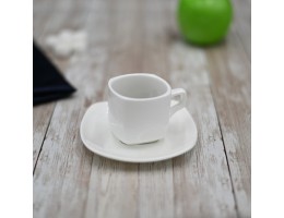 Чашка з блюдцем для кави 90 мл Wilmax WL-993041