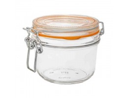 КИМ 22503 Банка скляна з кришкою та бугельним замком 350мл