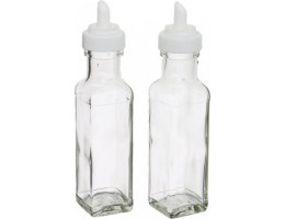 КИМ 10810 Набір пляшок Dorica 100мл*2шт з дозатором білий