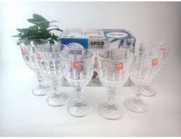 Н-р бокалов д / вина Beverly 6шт * 275мл (YBCG-VD-24) высокие 18см