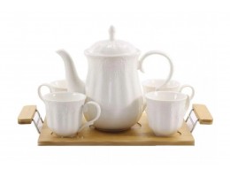 ИТ PJ03157 Набiр 5пр(заварник 900мл+ 4шт*170мл чашок) на дерев. підс