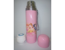 ИТ 16041-10 Термокухоль 550мл з руч.Принцеси (рожевий)