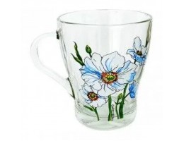 Кухоль скляний Fresia "Анемона" (1 вид) 280 мл