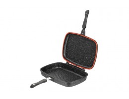 Сковорода гриль 36см двосторонняя Ardesto Gemini Grill чорний AR1936GG 