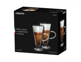 Набор чашек с двойными стенкамиArdesto 2шт*230мл AR2623GH 