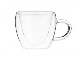 Набір чашок з ручками Ardesto 2шт*300мл з подвійними стінками AR2630GHL