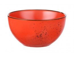 Салатник оранжевого кольору діаметром 14 см Ardesto Bagheria, Warm aprico AR2914CGC