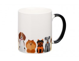 Фарфоровая чашка высотой 9,5 см и объемом 340 млArdesto Pet world AR3414 