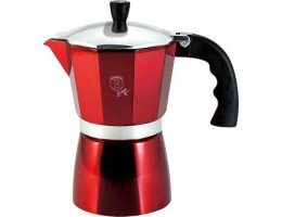 Гейзерная кофеварка 150 мл на 3 чашки Berlinger Haus Metallic Line Burgundy Edition BH-6387