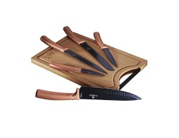 Набір ножів 5 предметів з дошкою Berlinger Haus Metallic Line BH-2575