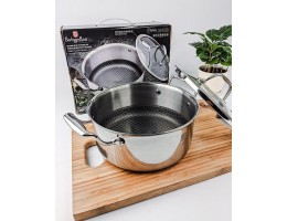 Кастрюля антипригарная 2,4 л*20см нержавеющая сталь Berlinger Haus Eternal Collection (BH-6560)