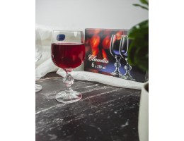 Набор бокалов 6 пр для вина 230 мл Bohemia Klaudie 4S149/230