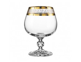 Набор бокалов 6 штук для коньяка 250мл Bohemia Claudia богемское стекло (40149-43081/250)