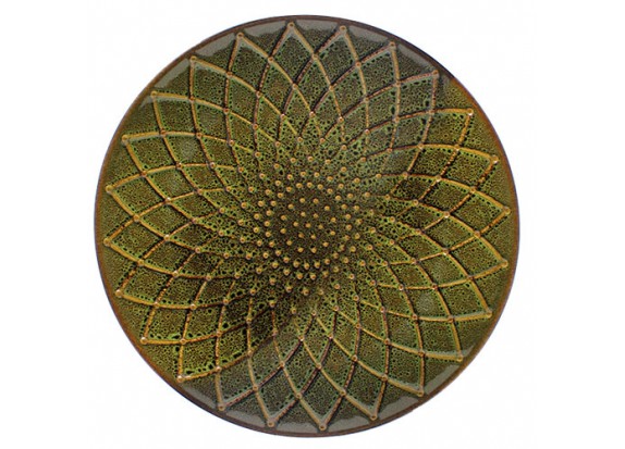 Тарелка подставная круглая 27 см LOS`K Dec Dalila Green (L0480-XY4612 A-22)