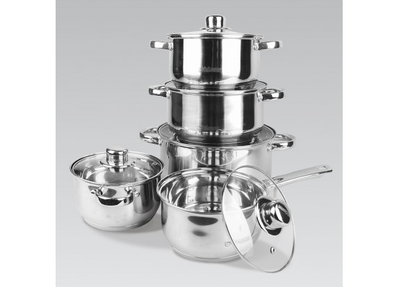 Набор посуды Maestro из нержавеющей стали 10 предметов MR-2020-10