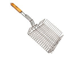  решетка-гриль большая 69x41х31,5х6,5см S-n мн-0085