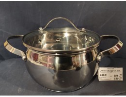 KR78321 Каструля 2,5л 18см Palladium KRAUZER нерж.сталь