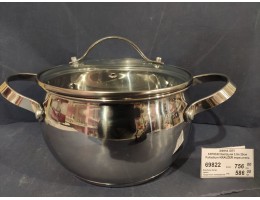 KR78322 Каструля 3,5л 20см Palladium KRAUZER нерж.сталь