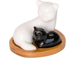 21-275-015 Набiр на пiдставцi сiль/перець Кiшка та кошеня ТМ Krauff