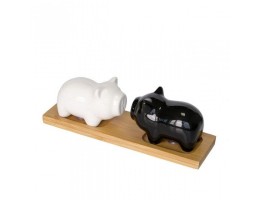 21-275-003 Н-р на підставці сіль/перець форма "Свинки"19*6*6. TM "Krauff