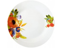 VT-P-3230A Тарілка обідня 23см Акварельний букет Vittora 											