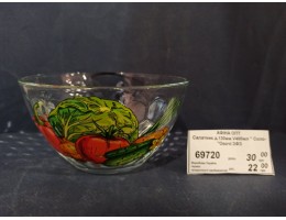 Салатник д.130мм V400мл " Соло"Овочi ЗФЗ