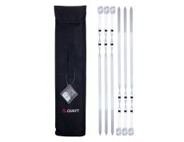 АМА 0711А Шампури 6шт 45*1см (в комплекті чохол)