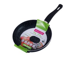 Сковорода 24см с мраморным покрытием из алюминия без крышки Kamille для индукции и газа АМА-4244MR