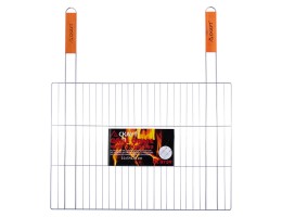 Решітка для гриля 54х38см Скаут Kamille з двома дерев'яними ручками АМА-0739