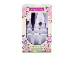 Набір столових приладів Kamille 24 предмети з нержавіючої сталі АМА-5332