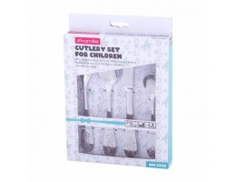 Набір дитячих столових приладів Kamille 4 предмети з нержавіючої сталі АМА-5335