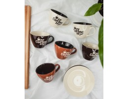 Сервіз чайний 12 предметів INTEROS "Кава MIX" ІТ KW 116B