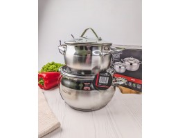 Набір каструль 2,2 л та 4 л Lessner з 4 предметів 55857