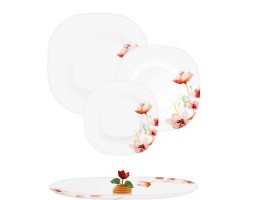 Сервиз столовый на 6 персон 19 предметов Luminarc Carine Florenza White (N2254)