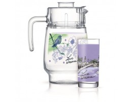 Набір для напоїв Luminarc Love Romance Purple 7 предметів Q5667