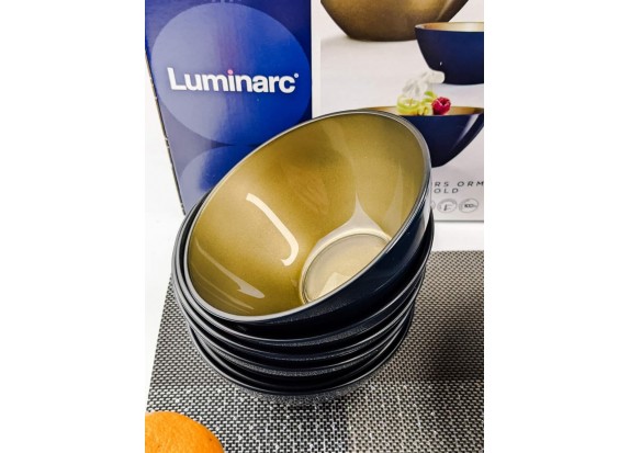 Набор салатников Luminarc Blue&Gold, 7 предметов (P6671)